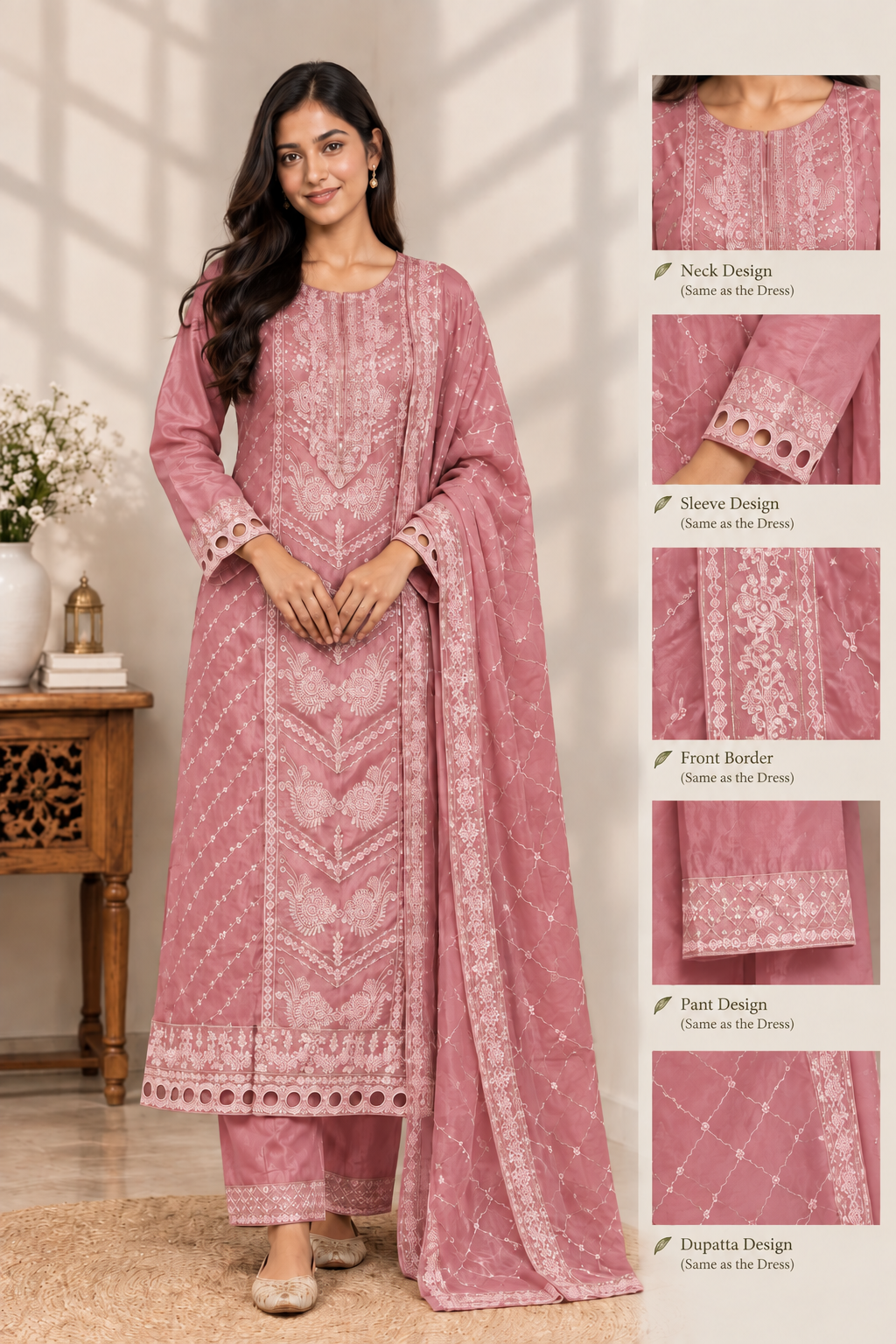Blush Luxury 3-piece set