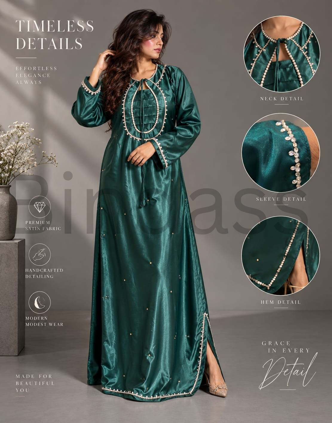 Teal pearl majesty